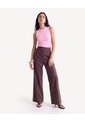 Pantalón Bota Ancha  Para Mujer Café Seven Seven de Seven Seven