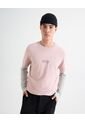 Camiseta Para Hombre Manga Corta Cuello Redondo Color Rosa Marca Seven Seven #45092658 de Seven Seven