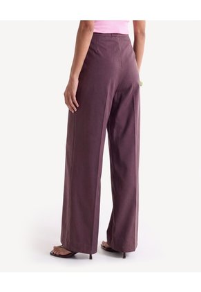 Pantalón Bota Ancha  Para Mujer Café Seven Seven