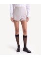 Falda Short Con Cruce Frontal  Para Mujer Taupe Seven Seven de Seven Seven