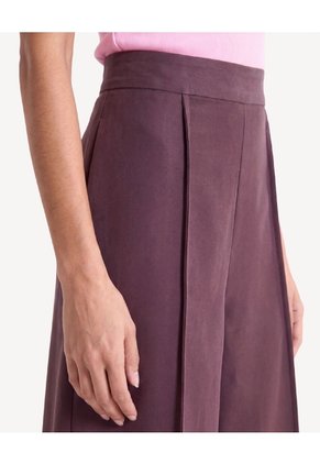 Pantalón Bota Ancha  Para Mujer Café Seven Seven