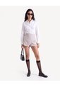 Falda Short Con Cruce Frontal  Para Mujer Taupe Seven Seven de Seven Seven
