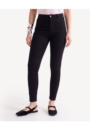 Jean Skinny Para Mujer Negro Seven Seven