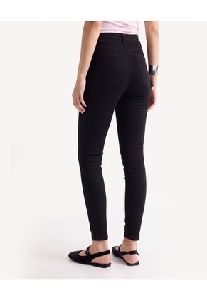 Jean Skinny Para Mujer Negro Seven Seven