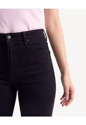Jean Skinny Para Mujer Negro Seven Seven
