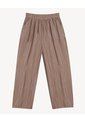 Pantalón Fluido Estampado  Para Mujer Taupe Seven Seven de Seven Seven
