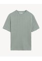 Camiseta Tejido Tricot  Para Hombre Verde Seven Seven de Seven Seven