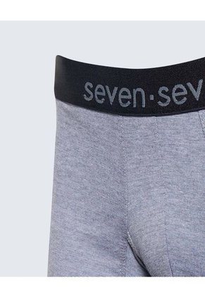 Boxer Para Hombre Fleat Seamer Medio Color Negro Marca Seven Seven #45000357