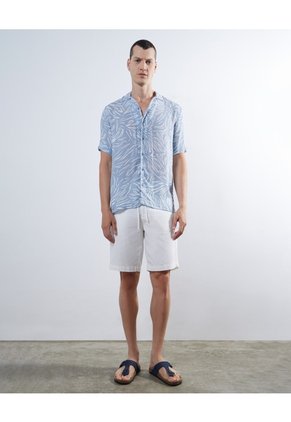 Bermuda Tipo Chino  Para Hombre Blanco Seven Seven