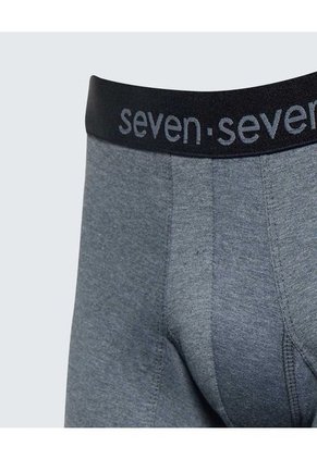 Boxer Para Hombre Fleat Seamer Medio Color Negro Marca Seven Seven #45000357