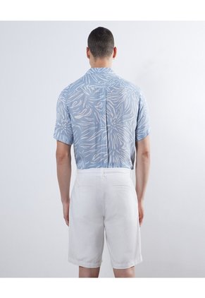 Bermuda Tipo Chino  Para Hombre Blanco Seven Seven