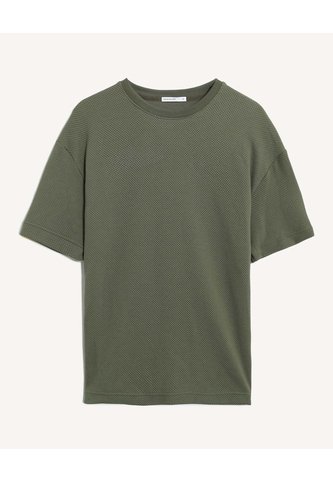 Camiseta Oversized  Para Hombre Verde Seven Seven Seven Seven