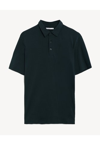 Polo Cuello Sport  Para Hombre Verde Seven Seven Seven Seven
