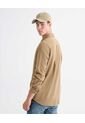 Camisa Para Hombre Manga Larga Sin Bolsillo Cuello Casual M Color Beige Marca Seven Seven #45012105 de Seven Seven