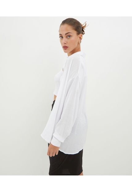 Blusa Para Mujer Manga Larga Color Blanco Marca Seven Seven #28010019