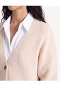 Saco Cardigan Tejido Con Tres Botones  Para Mujer Arena Seven Seven de Seven Seven