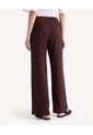 Pantalón Suelto Con Cordón Ajustable  Para Mujer Café Seven Seven de Seven Seven