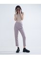 Pantalón Con Pinzas Frontales  Para Mujer Café Seven Seven de Seven Seven