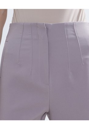 Pantalón Con Pinzas Frontales Para Mujer Café Seven Seven