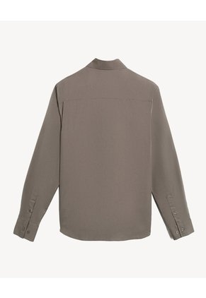 Camisa Cuello Gales  Para Hombre Verde Seven Seven