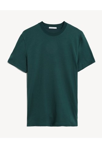 Camiseta Basica Comfort  Para Hombre Verde Seven Seven Seven Seven