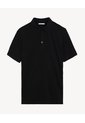 Polo Regular En Jersey  Para Hombre Negro Seven Seven de Seven Seven