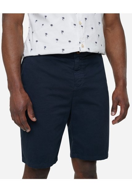 Bermuda Tipo Chino  Para Hombre Azul Seven Seven