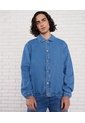 Chaqueta Para Hombre Bomber Color Azul Medio Marca Seven Seven #45080350 de Seven Seven