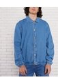 Chaqueta Para Hombre Bomber Color Azul Medio Marca Seven Seven #45080350 de Seven Seven
