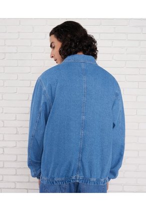 Chaqueta Para Hombre Bomber Color Azul Medio Marca Seven Seven #45080350