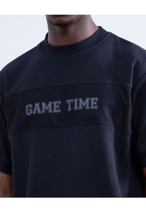 Camiseta Para Hombre Manga Corta Color Negro Marca Seven Seven #45092472