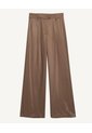 Pantalón Clásico De Pinzas  Para Mujer Verde Seven Seven de Seven Seven