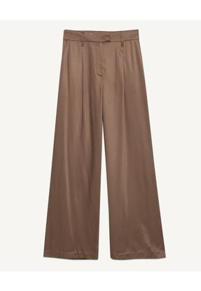 Pantalón Clásico De Pinzas  Para Mujer Verde Seven Seven