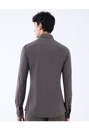 Camisa Cuello Gales  Para Hombre Verde Seven Seven