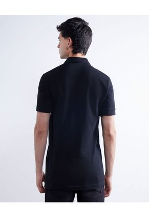 Polo Para Hombre Cuello Tejido  Color Negro Marca Seven Seven #45110813