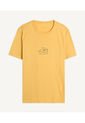 Camiseta Para Hombre Manga Corta Color Mostaza Marca Seven Seven #45092103 de Seven Seven