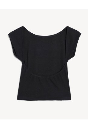 Camiseta Para Mujer Manga Corta Cuello Redondo Color Negro Marca Seven Seven #28096454