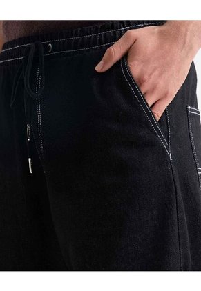 Jean Para Hombre Loose Color Negro Marca Seven Seven #45160609