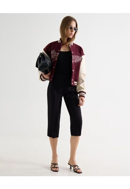 Pantalón Para Mujer Capri Color Negro Marca Seven Seven #28071907