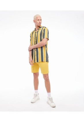 Camisa Para Hombre Manga Corta  Color Verde  Marca Seven Seven #45011780