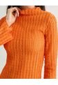 Camiseta Para Mujer Manga Larga Cuello Alto Color Naranja Marca Seven Seven #28096283 de Seven Seven