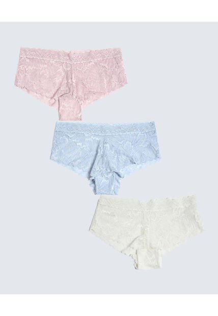 Panty Para Mujer Cachetero Color Azul Marca Seven Seven #28800115