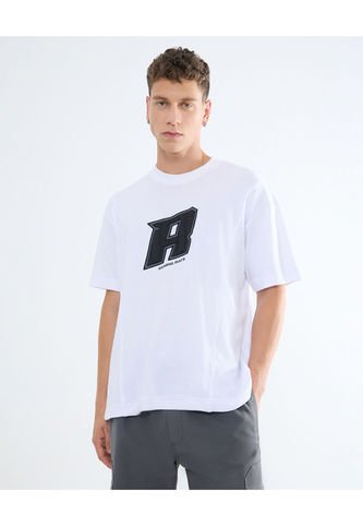 Camiseta Para Hombre Manga Corta Cuello Redondo Color Blanco Marca Seven Seven #45092610 Seven Seven