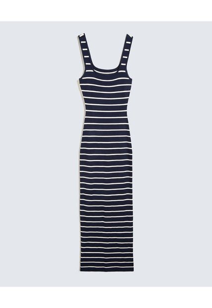Vestido Para Mujer M/Sisa Medio Color Azul Marca Seven Seven #28171392