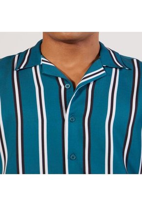 Camisa Para Hombre Manga Corta  Color Verde  Marca Seven Seven #45011956
