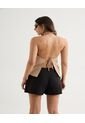Chaleco Escapalda Escotada  Para Mujer Taupe Seven Seven de Seven Seven
