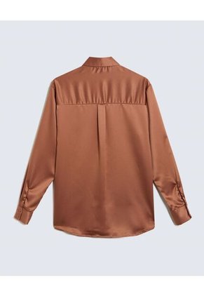 Blusa Para Mujer Manga Larga Color Cafe  Marca Seven Seven #28123993