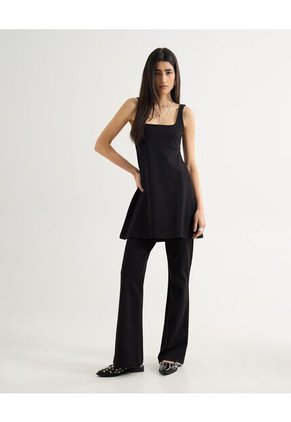 Vestido Para Mujer M/Sisa Corto Color Negro Marca Seven Seven #28171367