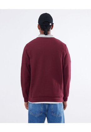 Buzo Para Hombre Cuello Redondo Color Vino Marca Seven Seven #45060673