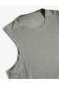 Camiseta Deportiva Texturizada Manga Sisa  Para Hombre Gris Seven Seven de Seven Seven